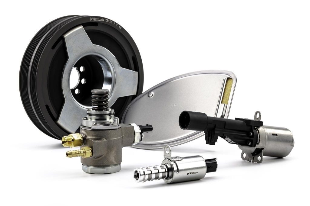 Kfz-Komponenten wie Riemenscheibe, Ventile und Aktoren – PREXAparts als verlässlicher B2B-Großhändler für professionelle Motor- und Antriebsteile.